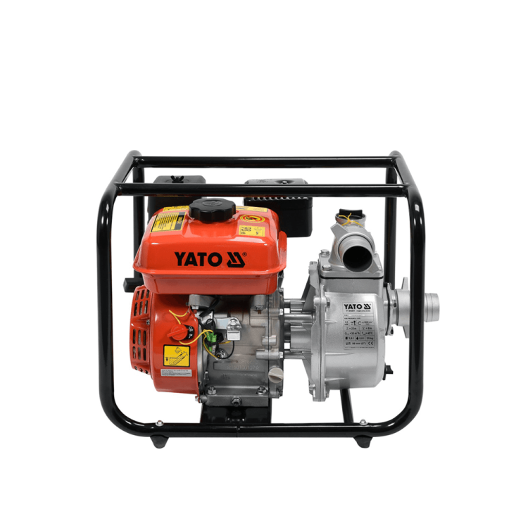 წყლის პომპა YATO YT-85401 (2" – 36 მ³/სთ) – მაღალი წარმადობის ტუმბო სარწყავად და წყლის სწრაფად გადატანისთვის სურათი