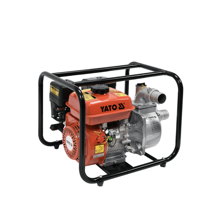 წყლის პომპა YATO YT-85401 (2" – 36 მ³/სთ) – მაღალი წარმადობის ტუმბო სარწყავად და წყლის სწრაფად გადატანისთვის სურათი
