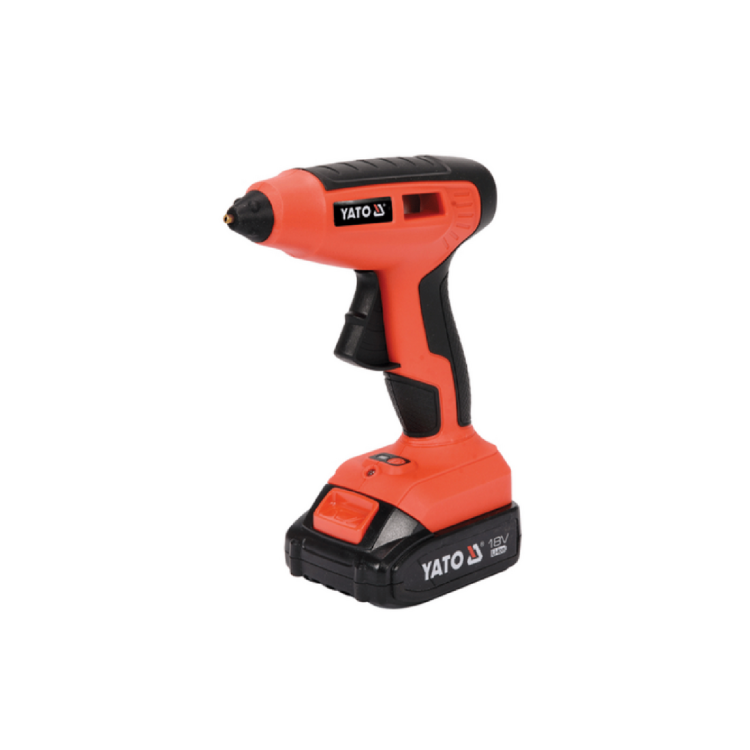 სილიკონის ჩხირის ფისტოლეტი YATO YT-82854 – 18V უკაბელო პროფესიონალური ინსტრუმენტი სწრაფი წებოს სამუშაოებისთვის სურათი
