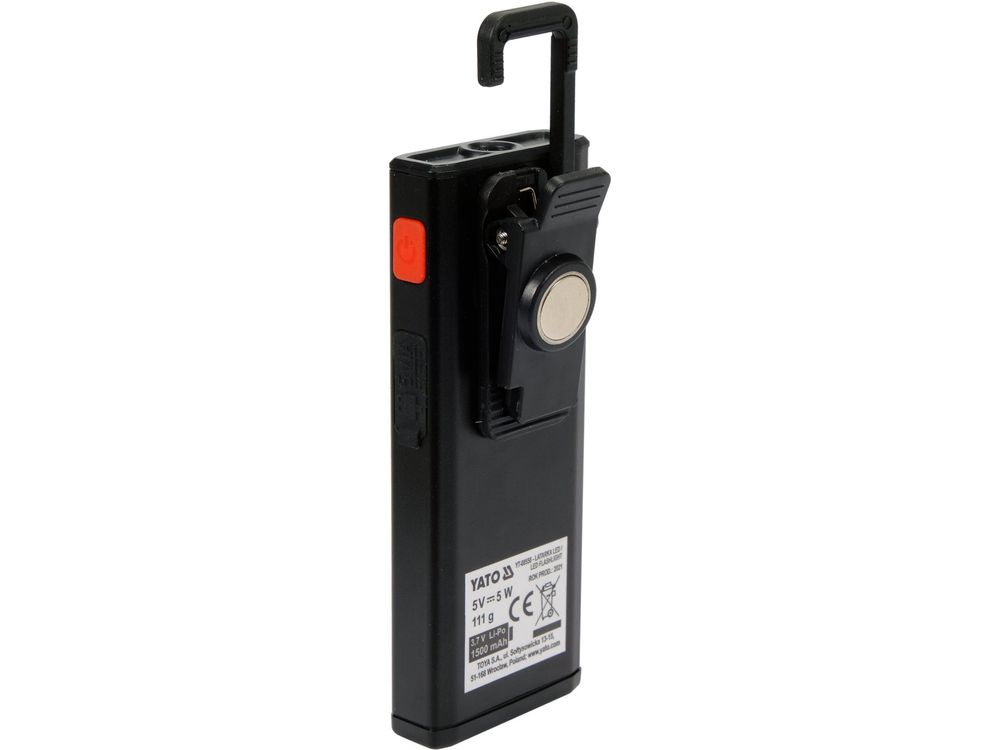 ფანარი YATO YT-08556 – 500LM, 3.7V, მძლავრი და კომპაქტური LED განათება  YATO ფანარი YT-08556 – მაღალი ხარისხის LED ფანარი 500 ლუმენის ნათებით, სურათი