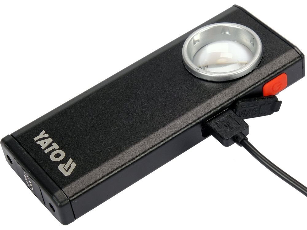 ფანარი YATO YT-08556 – 500LM, 3.7V, მძლავრი და კომპაქტური LED განათება  YATO ფანარი YT-08556 – მაღალი ხარისხის LED ფანარი 500 ლუმენის ნათებით, სურათი