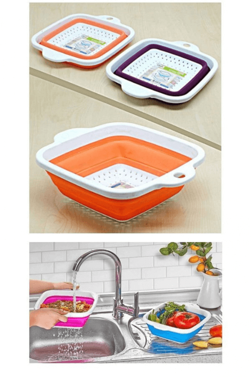 დასაკეცი საწური - კომპაქტური და მრავალფუნქციური დიზაინი, ცისფერი სურათი