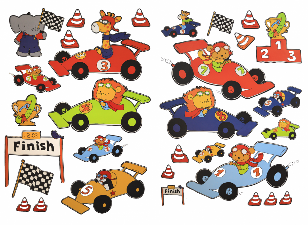 თვითწებვადი სტიკერი კედლის INFANTIL 2 40x60 cm 550-3 სურათი