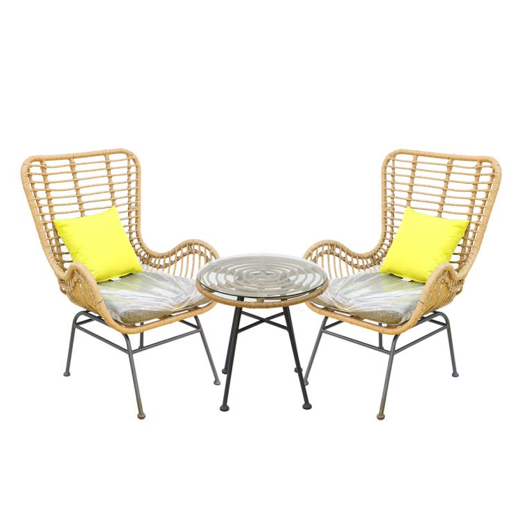 მოწნული მაგიდა 2 სკამით H491 12783 სურათი