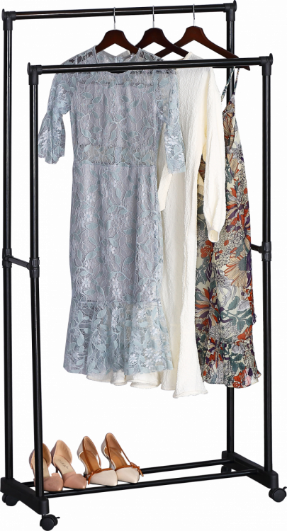 ტანსაცმლის ჩამოსაკიდი გორგოლაჭებით MEISTER 74.5*39*157CM YJ3090Q სურათი