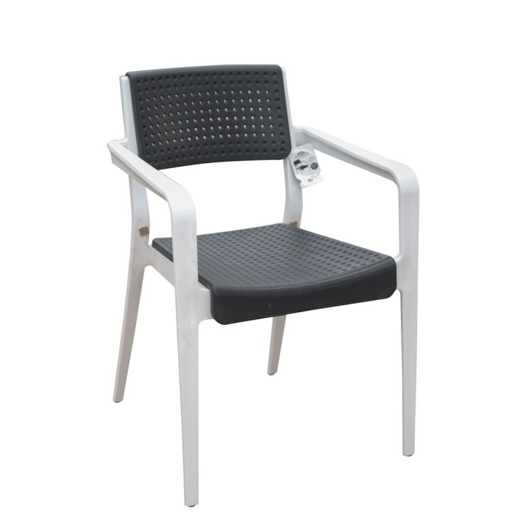 სავარძელი თეთრი ნაცრისფერში HOLIDAY ELEGANCE ჰკ-530ბგ სურათი