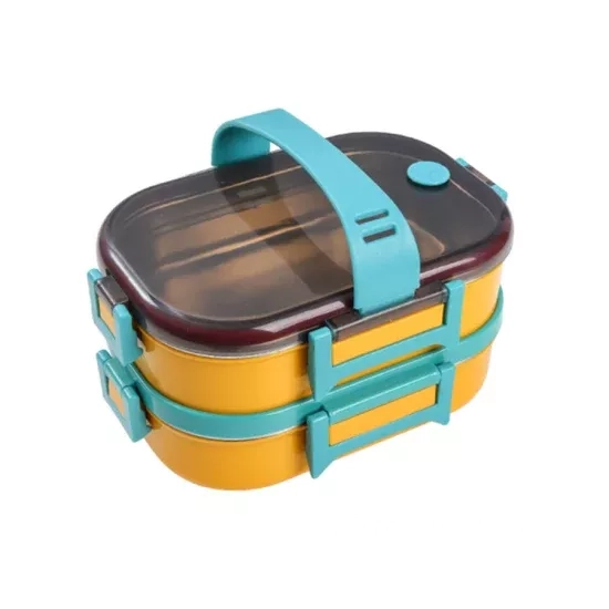 ლანჩ ბოქსი - უჟანგავი ფოლადის ეკომეგობრული საკვების კონტეინერი სურათი