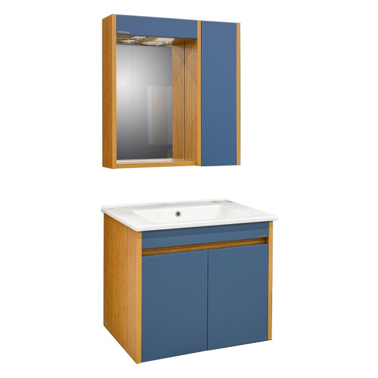 აბაზანის ავეჯი დასაკიდი KOPANO DARK BLUE+OAK 65 სმ სურათი