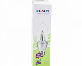ნათურა LED AC220 E27 6400K 5W (KLAUS)