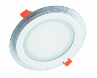 ლედ პანელი მრგვალი შუშის LEDEX LED Glass Down Light (Round) 12w 3000K