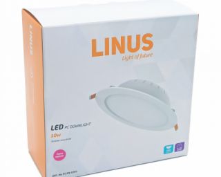 ლედ პანელი LINUS PC downlight 10W 6500K