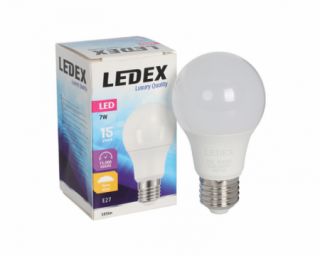 ნათურა სტანდარტული LEDEX LED8-9123 7W E27 3000K