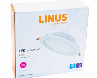 ლედ პანელი LINUS PC downlight 15W 6500K