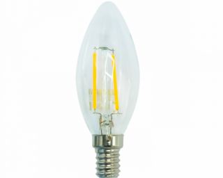 ნათურა ჭაღი 2W E14 2700K LUXRAM L1731234 Filament LED