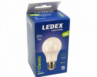 ნათურა სტანდარტული 7W E27 3000K CLASSIC LEDEX LED67-0935