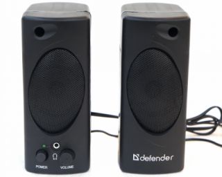 დინამიკი  system Defender SPK 50 black, 6W, USB powered Defender 2.0 სურათი