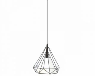 ჭერი სსანათი შავი ცხაურა შუშით MH-15647