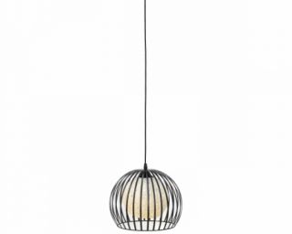 ჭერის სანათი შავი მეტალის მრგვალი MH-15664