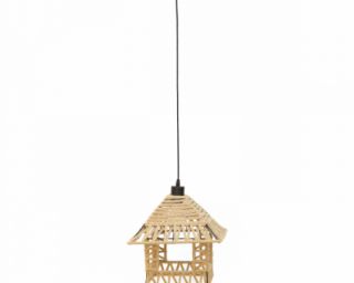 ჭერის სანათი დაწნული სახლის ფორმის MH-15723