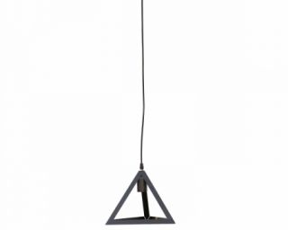 ჭერის სანათი შავი სამკუთხედი მეტალის MH-15674