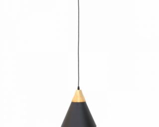 ჭერის სანათი შავი ხის ფაქტურით MH-15642