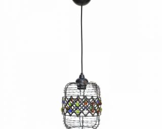 ჭერის სანათი მრგვალი შავი შუშის ბურთებით MH-20765