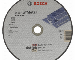ლითონის საჭრელი დისკი Bosch 230x22.23x1.9მმ