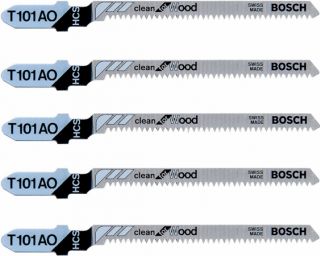 ბეწვახერხის პირი ხისთვის Bosch T101A0 5ც