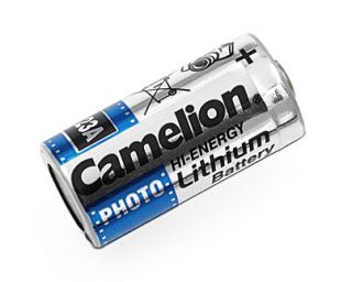 ელემენტი ფოტო ლითიუმი3364 Camelion CR123A , 1ც შეკვრა CR123-BP1R