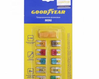 დროშისებური დამცველების ნაკრები Goodyear მიკრო 10ც შერეული