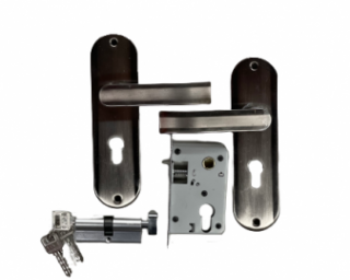 კარის სახელურის კომპლექტი საკეტით lockstar T685-T101