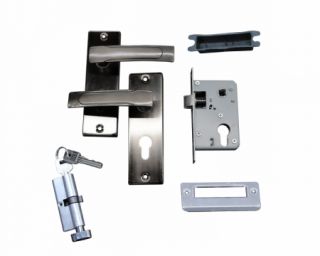 კარის სახელურის კომპლექტი საკეტით lockstar T641 T06