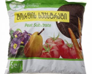 დაფასოებული ტორფი 5ლ