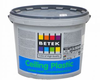 საღებავი ჭერის Betek Ceiling Plastik 25კგ