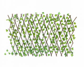 პლასტმასის ხელოვნური ყვავილების ღობე12874 70სმ