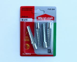 გაზობეტონის დუბელი BKMG-8-D (4ც)