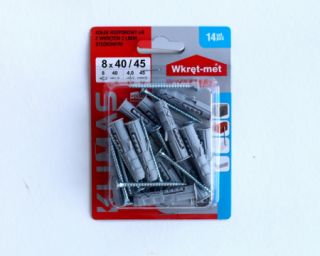 დუბელი ჭანჭიკით BKR-084045 (14ც)