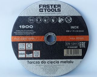 მეტალის საჭრელი რგოლი INOX 230x1,9მმ (1900)