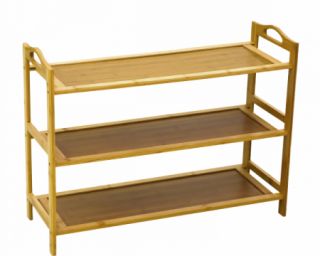 ფეხსაცმლის თარო ბამბუკი 3 იანი 70*24*50