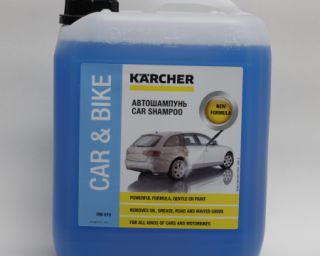 საავტომობილო ქაფი karcher  Car shampoo cleaning agents 619, 5 L**
