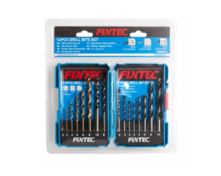 ბურღების ნაკრები — FIXTEC FDBK016 MIXED DRILL SET (16 PCS)