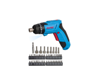 ელექტრო სახრახნისის ნაკრები FIXTEC FSD040L01 – 4 V, აკუმულატორზე, კომპლექტით