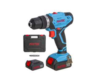 ელექტრო სახრახნისი FIXTEC FCD12L06 – 12V ლითიუმი, უტილიტარული კომპლექტი