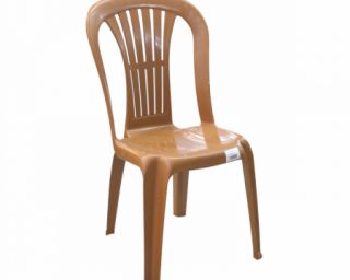 პლასტმასის სკამი SELIN ღია ყავისფერი