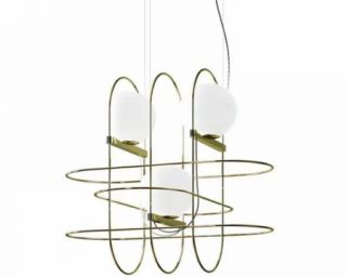 ჭერის სანათი SOLE 9259P1 ოქროსფერი