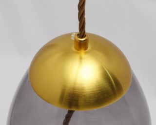 ჭერის სანათი SOLE 9966P/A ოქროსფერი/რუხი