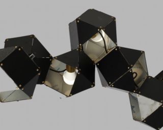 ჭერის სანათი SOLE 9146P/11 შავი