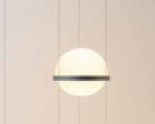 ჭერის სანათი SOLE 10228P/2A თეთრი/შავი