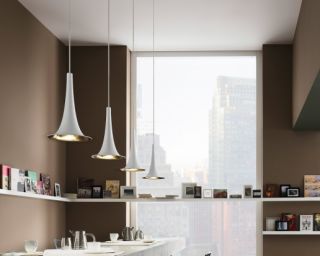 ჭერის სანათი SOLE 9923P/1 ოქროსფერი/თეთრი