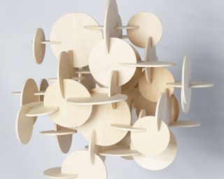 ჭერის სანათი SOLE 8760P ხისფერი